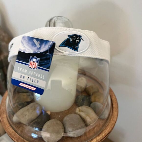 NWT Men’s Carolina Panthers Reebok NFL Team Apparel Flex Fit visor. - Picture 3 of 8